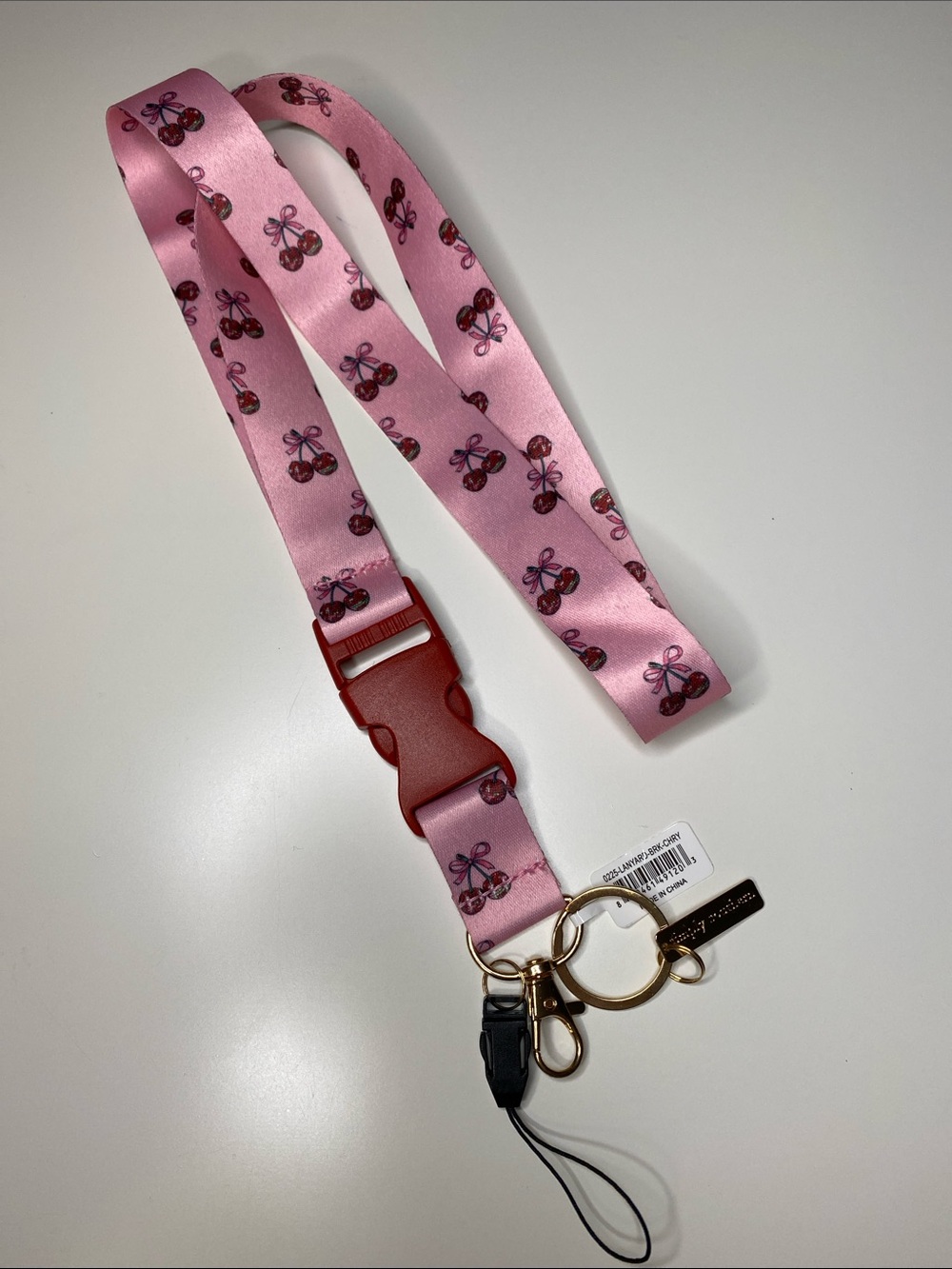 Simply Southern Breakaway Lanyard Cherry